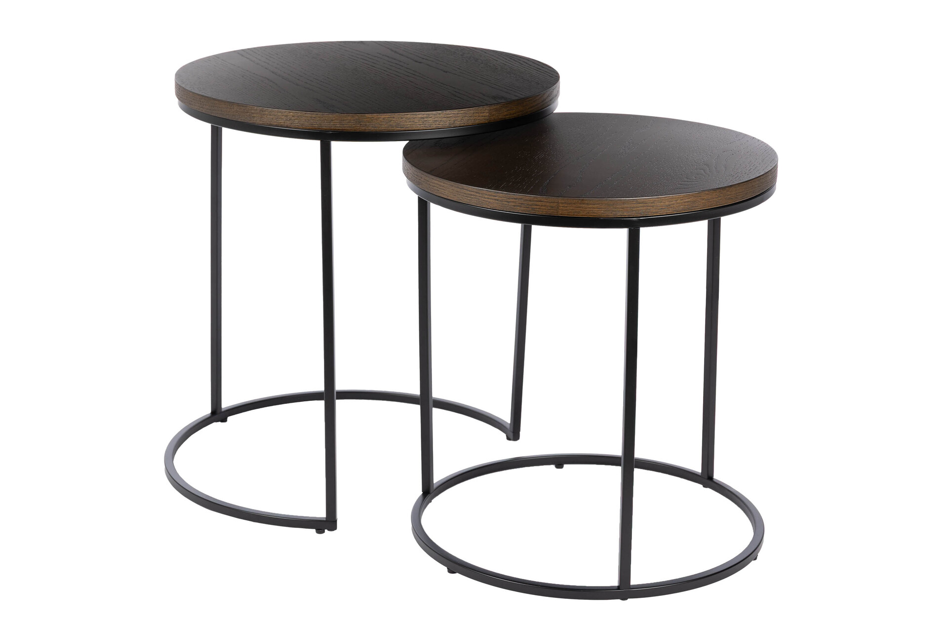 NATALIE Sidobord ø50 H54, mörkbrun ek, en produkt av hög kvalitet till bra pris från Ulfåsa möbler