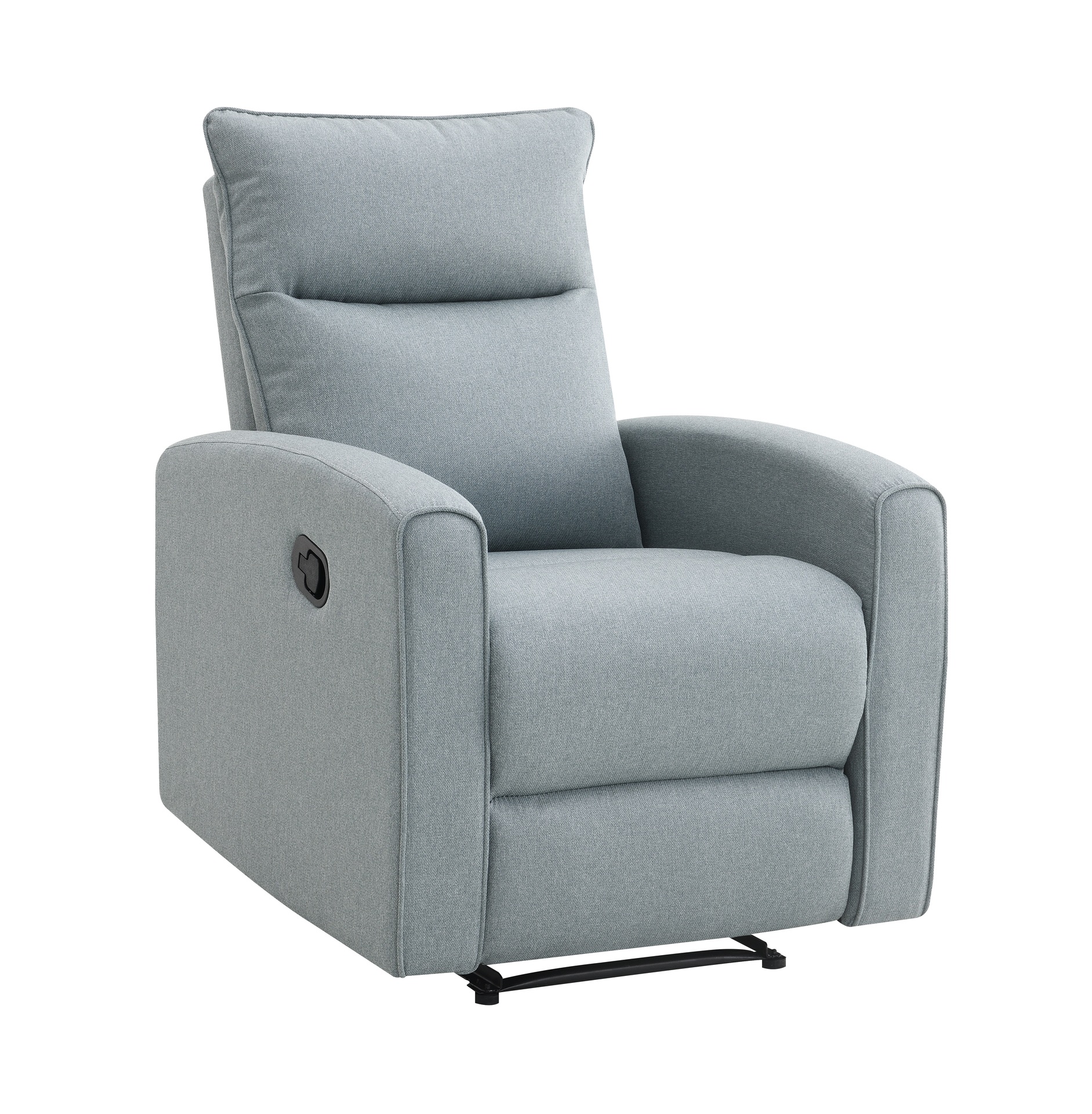 FRASSE Reclinerfåtölj tyg ljusblå, en produkt av hög kvalitet till bra pris från Ulfåsa möbler