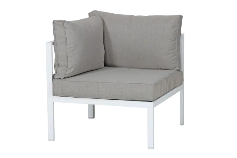 Leone hörn Vit/Grå, en produkt av hög kvalitet till bra pris från Ulfåsa möbler