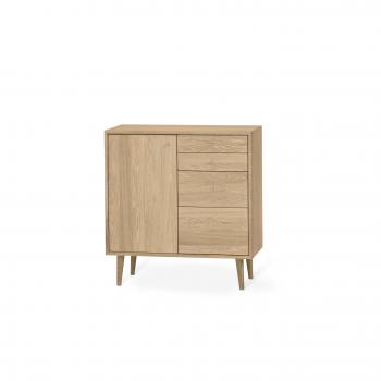 Sideboard 1 dörr 4 lådor oljad ek