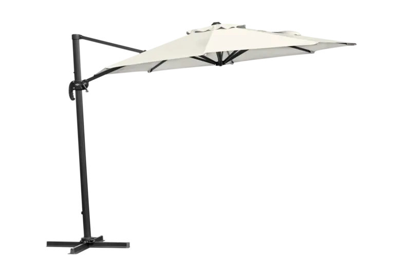 Linz frihängande parasoll Antracit/khaki, en produkt av hög kvalitet till bra pris från Ulfåsa möbler