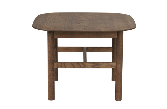Soffbord 62x62 brun ek