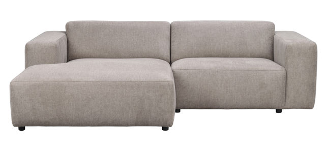 3-sits soffa med schäslong vänster