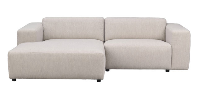 3-sits soffa med schäslong vänster