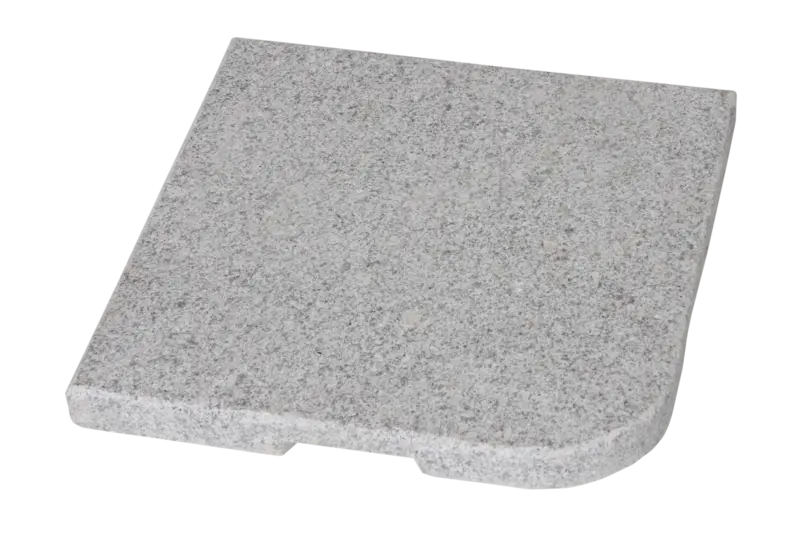 Parasollfotsvikt 25 kg grå granit