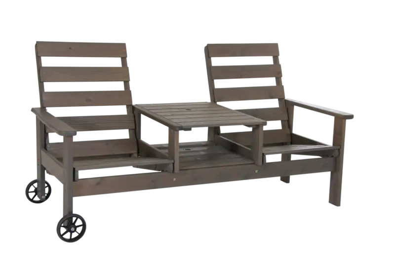 2-sits rullsoffa grå