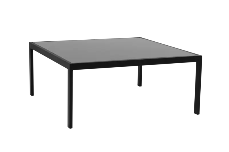 Soffbord svart 90×90 cm