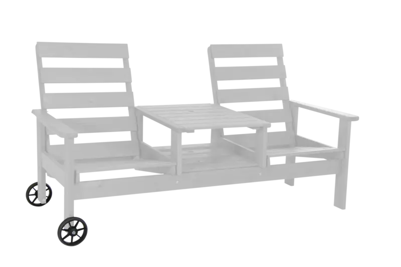 2-sits rullsoffa vit