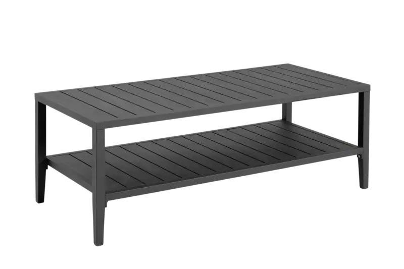 Soffbord svart 142 x 65 cm