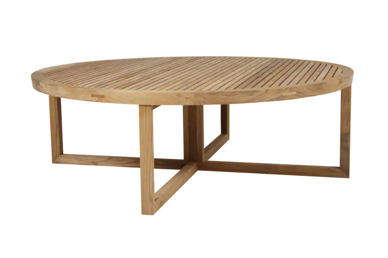 Soffbord teak ø120 cm