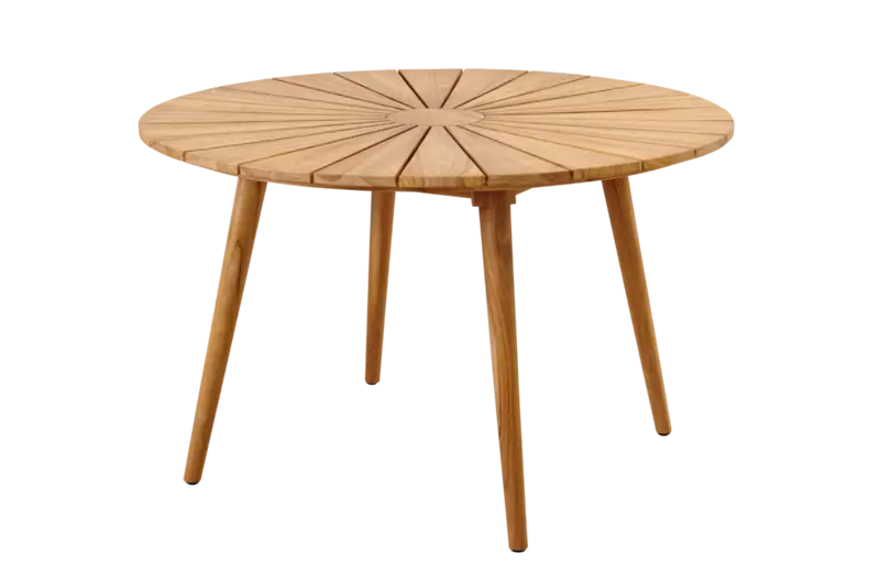 Bord teak ø120 cm