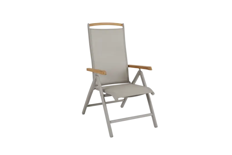 Positionsstol beige / teak