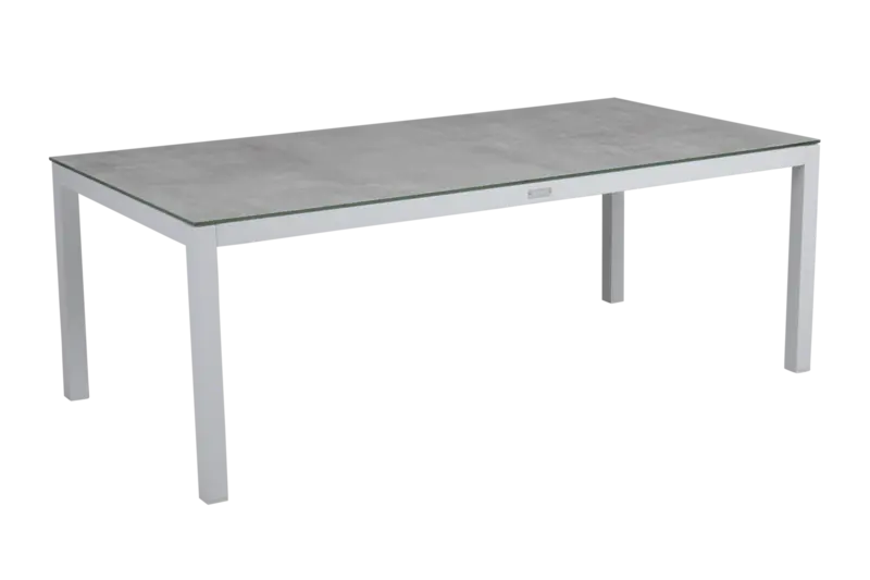 Loungebord vit 140×70 cm