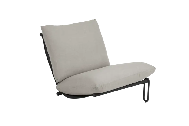 Blixt byggbar trädgårdssoffa påbyggnadsdel svart / beige