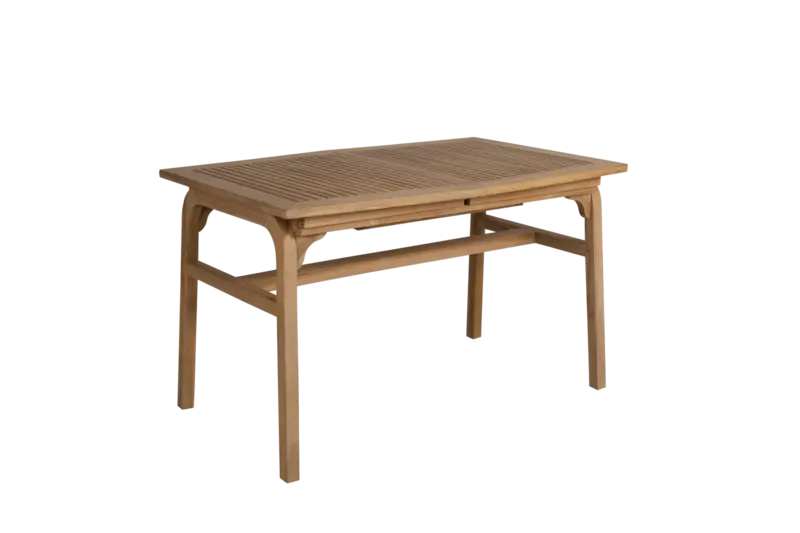 Matbord förlängningsbart 132-182x80 cm teak
