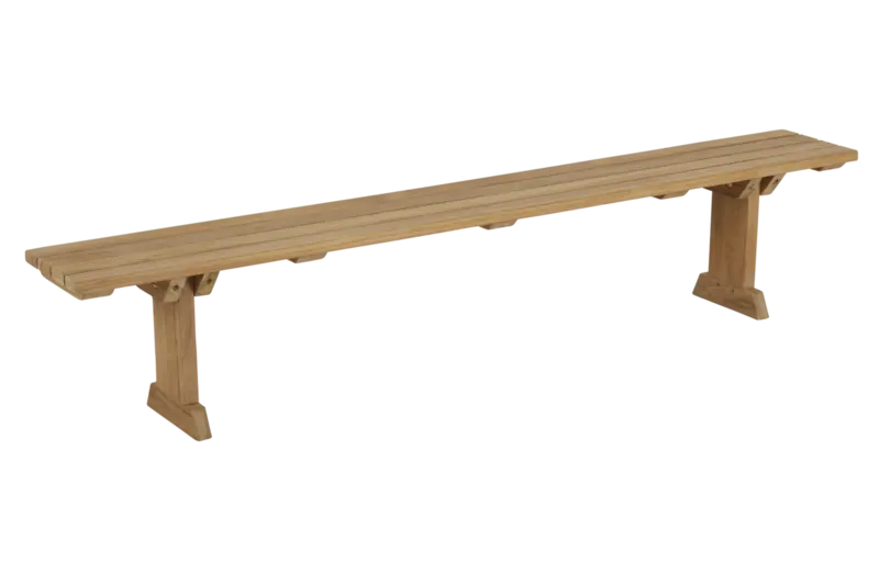 Bordshylla teak 150 x 20 cm