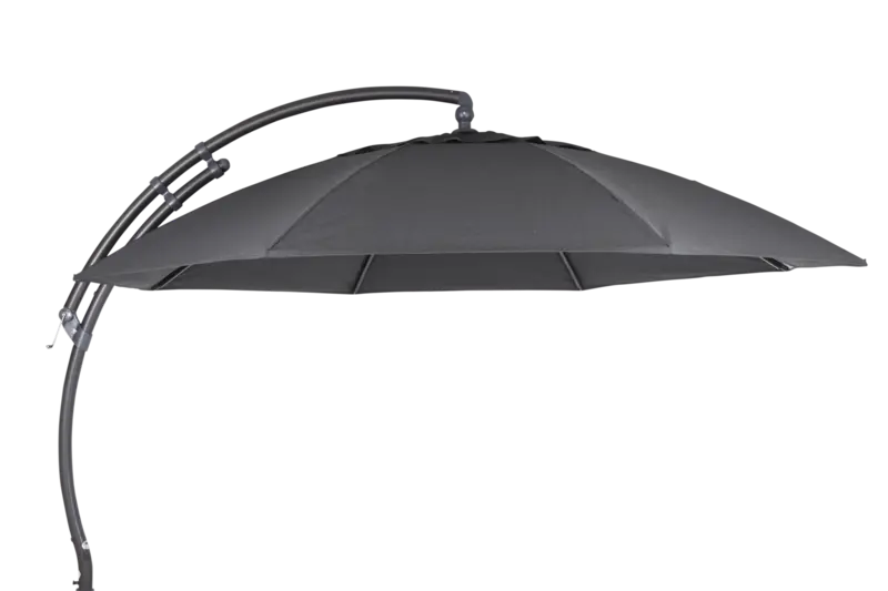 Sun frihängande parasoll 3,75 m, antracit / antracit