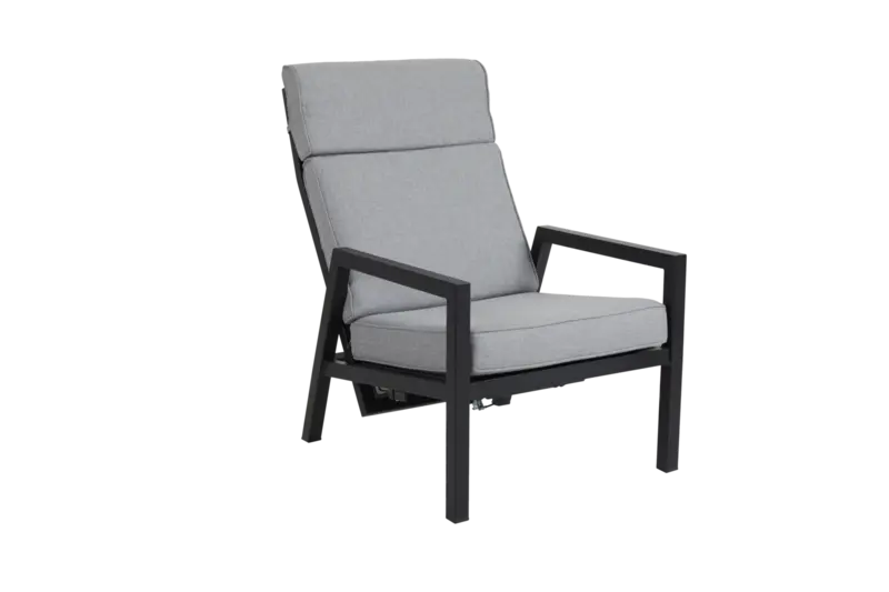 Belfort positionsfåtölj Svart/Pearl Grey, en produkt av hög kvalitet till bra pris från Ulfåsa möbler