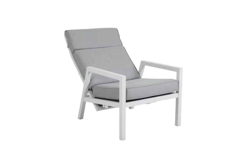 Belfort positionsfåtölj Vit/Pearl grey, en produkt av hög kvalitet till bra pris från Ulfåsa möbler