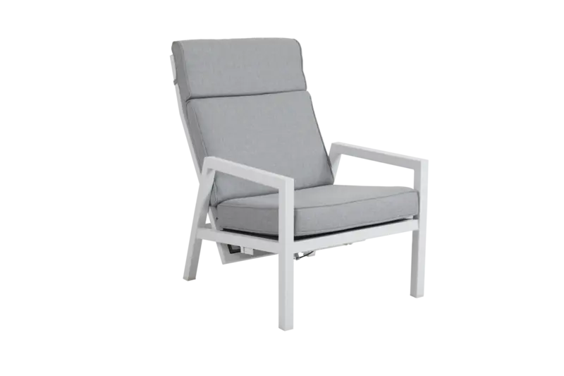 Belfort positionsfåtölj Vit/Pearl grey, en produkt av hög kvalitet till bra pris från Ulfåsa möbler