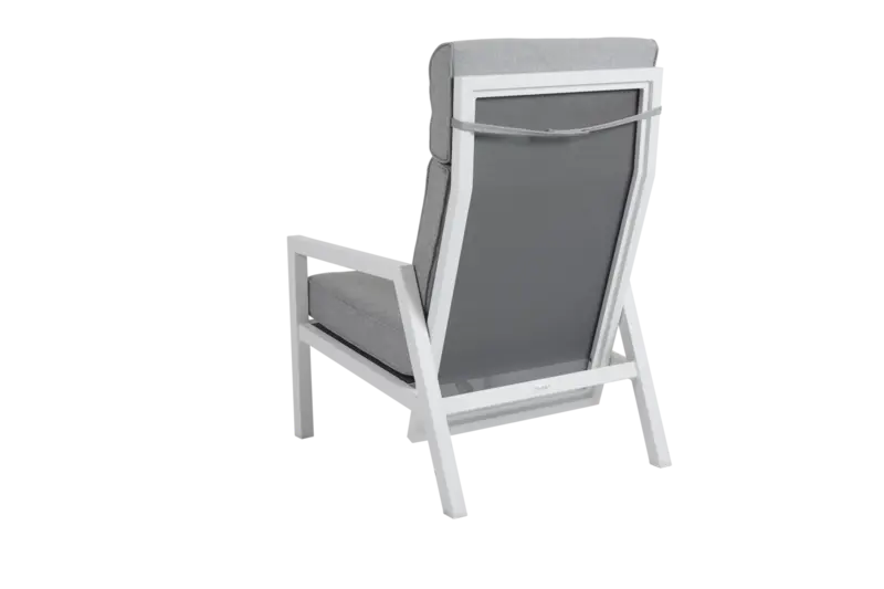 Belfort positionsfåtölj Vit/Pearl grey, en produkt av hög kvalitet till bra pris från Ulfåsa möbler