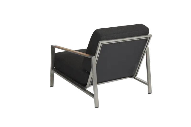 Naos fåtölj Rostfritt stål/Nearly black, en produkt av hög kvalitet till bra pris från Ulfåsa möbler