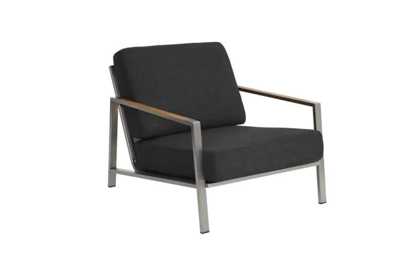 Naos fåtölj Rostfritt stål/Nearly black, en produkt av hög kvalitet till bra pris från Ulfåsa möbler