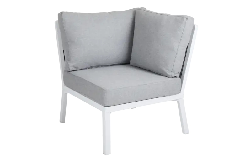 Samvaro High hörn Vit/Pearl grey, en produkt av hög kvalitet till bra pris från Ulfåsa möbler