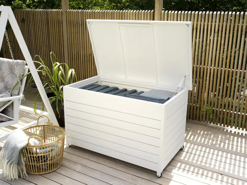 Gäster förvaringslåda Vit, en produkt av hög kvalitet till bra pris från Ulfåsa möbler