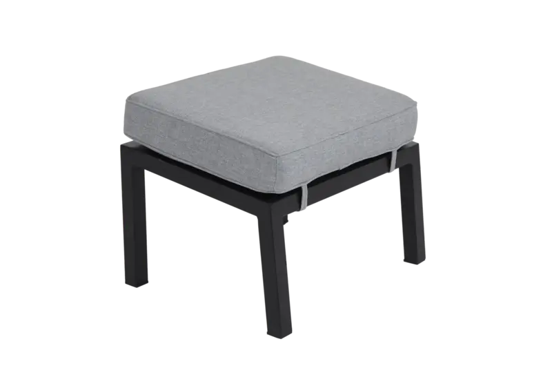 Belfort fotpall Svart/Pearl Grey, en produkt av hög kvalitet till bra pris från Ulfåsa möbler