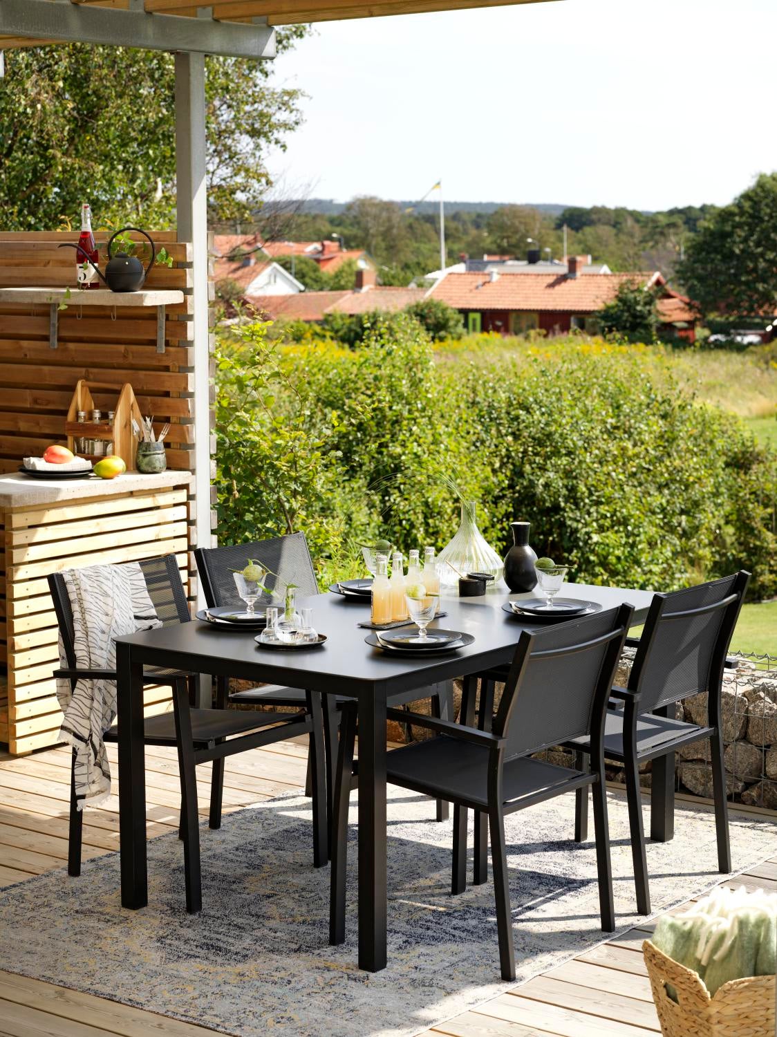 Amarante matta Ljusblå/grå, en produkt av hög kvalitet till bra pris från Ulfåsa möbler