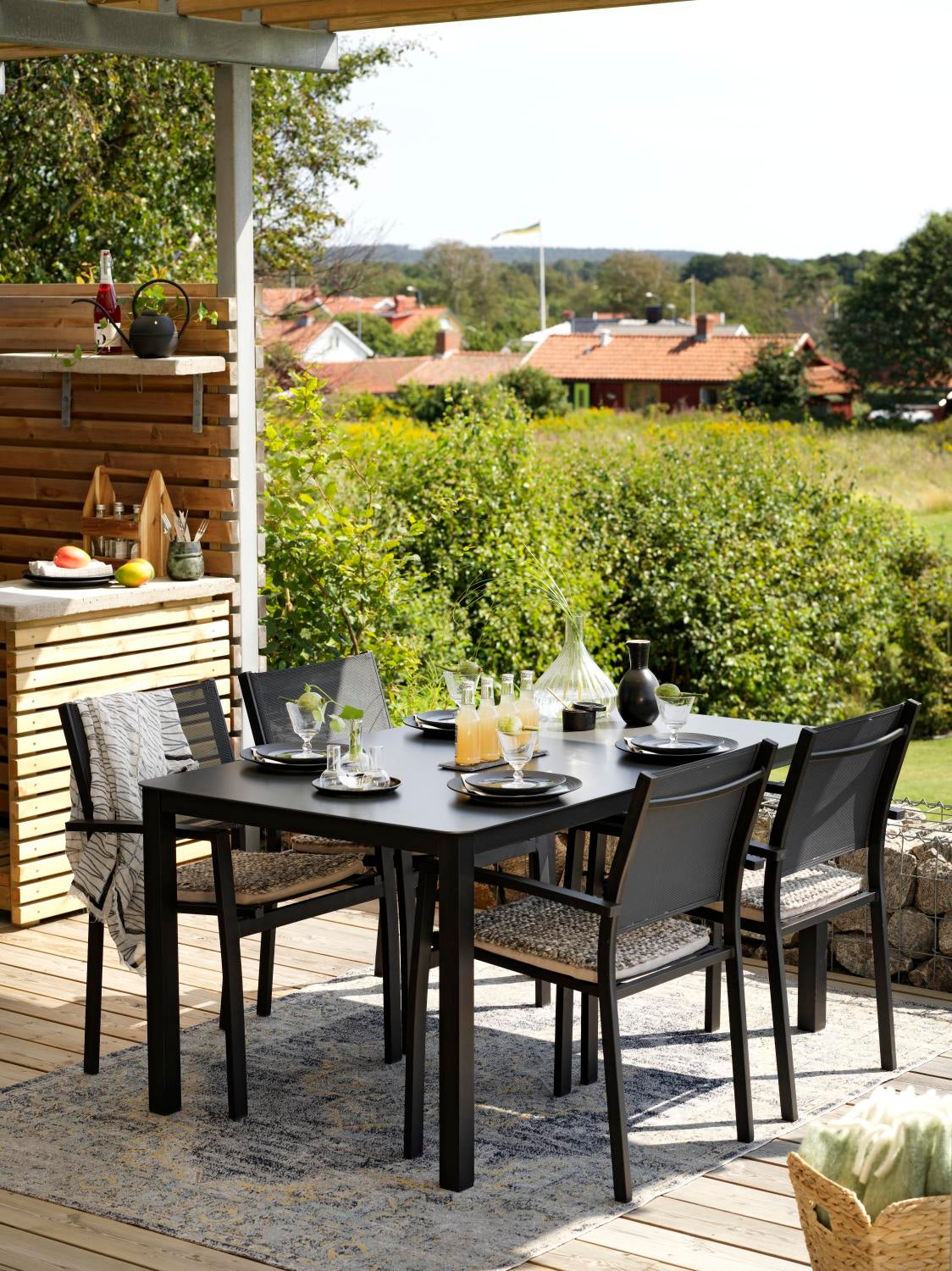 Amarante matta Ljusblå/grå, en produkt av hög kvalitet till bra pris från Ulfåsa möbler