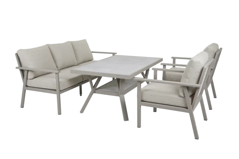 Samvaro High 3-sitssoffa Khaki/Sand, en produkt av hög kvalitet till bra pris från Ulfåsa möbler