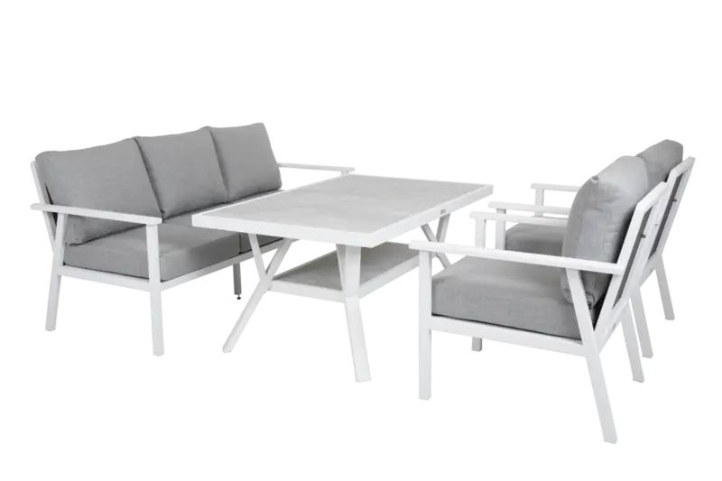 Samvaro High 3-sitssoffa Vit/Pearl grey, en produkt av hög kvalitet till bra pris från Ulfåsa möbler