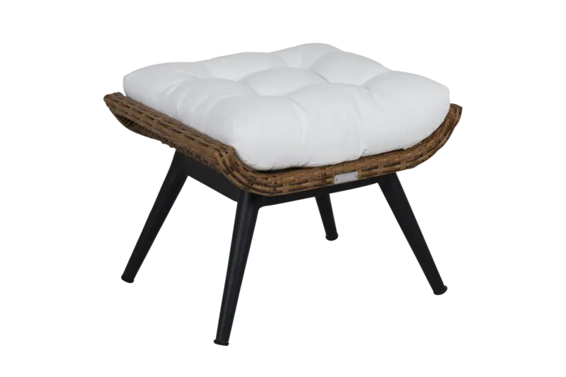 Covelo fotpall Natur/vit, en produkt av hög kvalitet till bra pris från Ulfåsa möbler