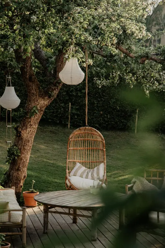 Vallda hänggunga Natur/vit, en produkt av hög kvalitet till bra pris från Ulfåsa möbler