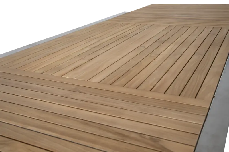 Naos matbord Rostfritt stål/teak, en produkt av hög kvalitet till bra pris från Ulfåsa möbler