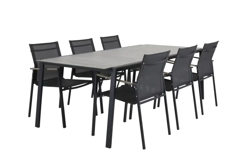 Lyra matstol Svart/grå, en produkt av hög kvalitet till bra pris från Ulfåsa möbler