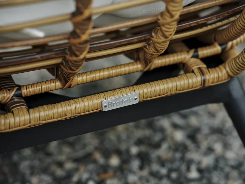 Covelo loungefåtölj Natur/vit, en produkt av hög kvalitet till bra pris från Ulfåsa möbler