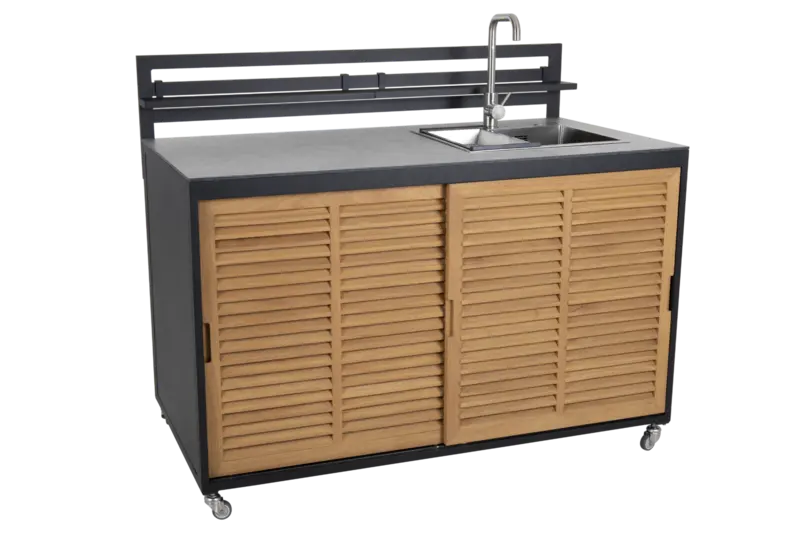 Fornax utekök Svart/teak, en produkt av hög kvalitet till bra pris från Ulfåsa möbler