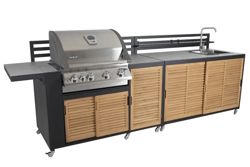 Fornax utekök Svart/teak, en produkt av hög kvalitet till bra pris från Ulfåsa möbler