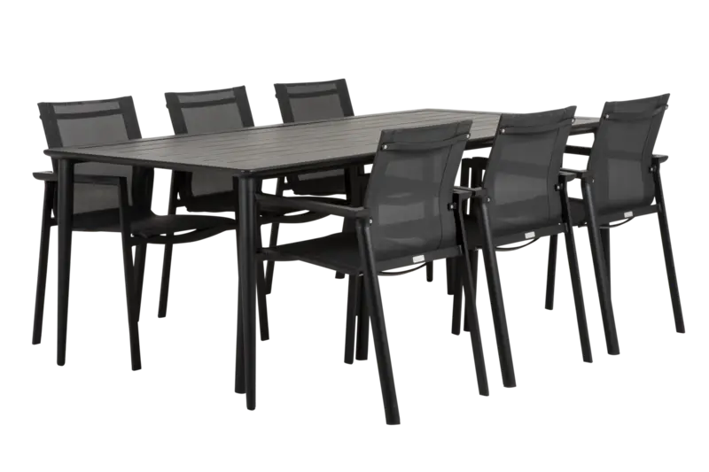 Delia karmstol Svart/svart, en produkt av hög kvalitet till bra pris från Ulfåsa möbler