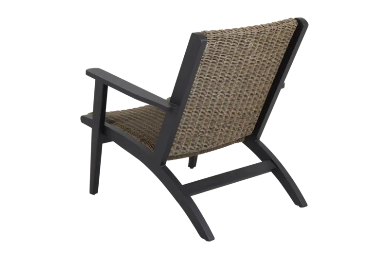 Kira loungefåtölj Svart/rustik, en produkt av hög kvalitet till bra pris från Ulfåsa möbler