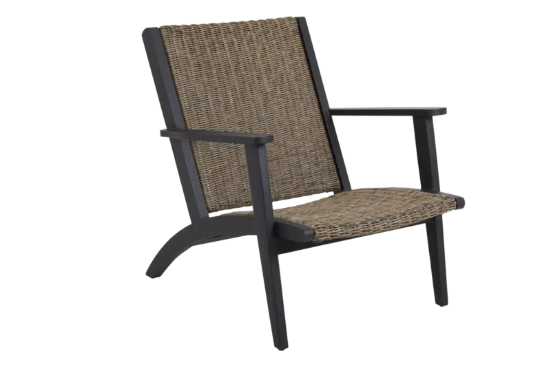 Kira loungefåtölj Svart/rustik, en produkt av hög kvalitet till bra pris från Ulfåsa möbler