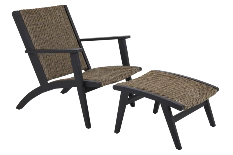 Kira loungefåtölj Svart/rustik, en produkt av hög kvalitet till bra pris från Ulfåsa möbler