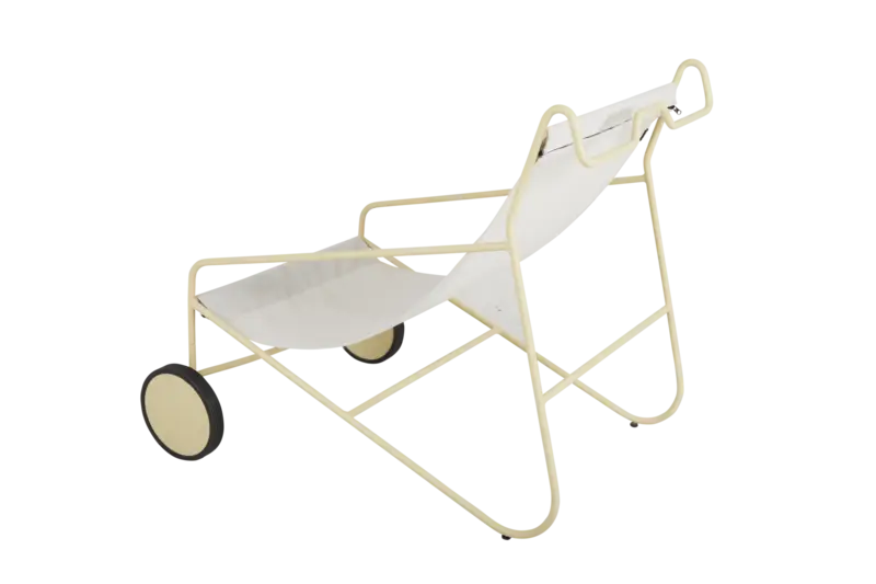 Poul Chair loungefåtölj Lemon/Off-white, en produkt av hög kvalitet till bra pris från Ulfåsa möbler