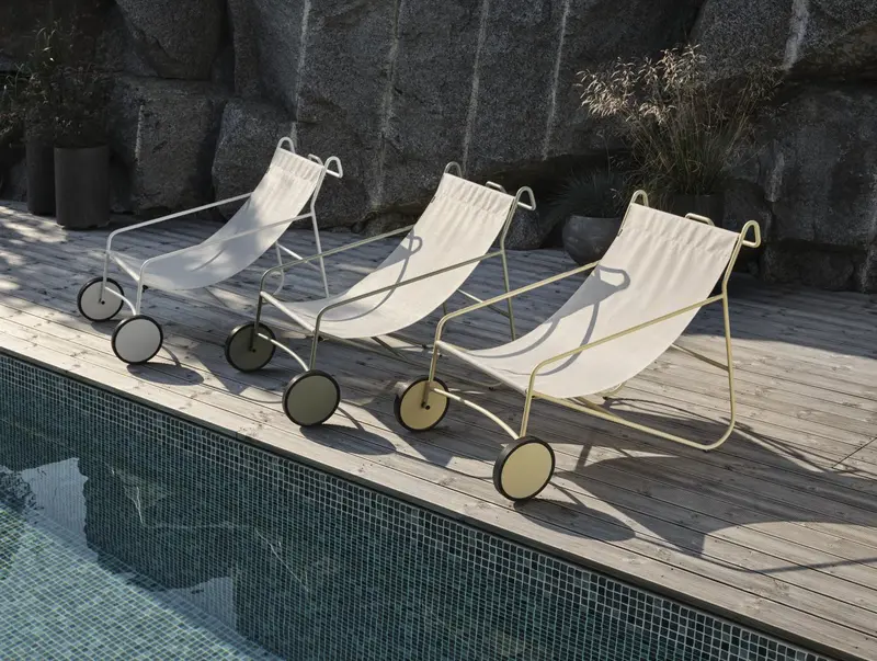 Poul Chair loungefåtölj Vit/Off-white, en produkt av hög kvalitet till bra pris från Ulfåsa möbler