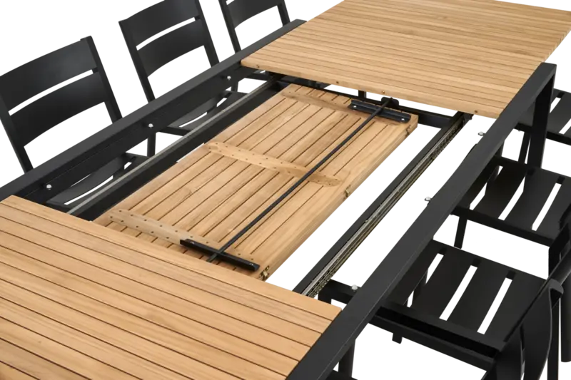 Naos matbord Svart/teak, en produkt av hög kvalitet till bra pris från Ulfåsa möbler