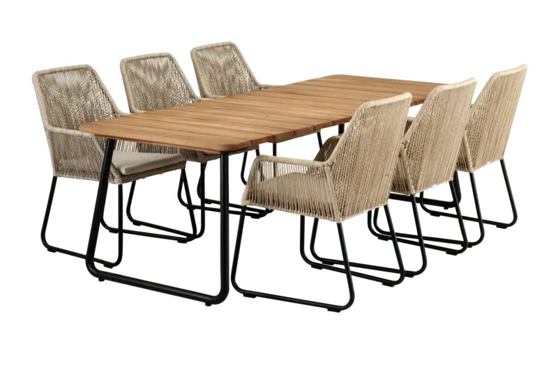 Nolli matbord Svart/teak, en produkt av hög kvalitet till bra pris från Ulfåsa möbler