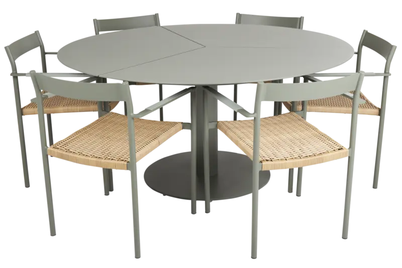 DK matstol Nordic Green/Natur, en produkt av hög kvalitet till bra pris från Ulfåsa möbler